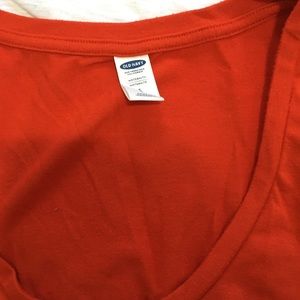 Orangey red maternity size small dress